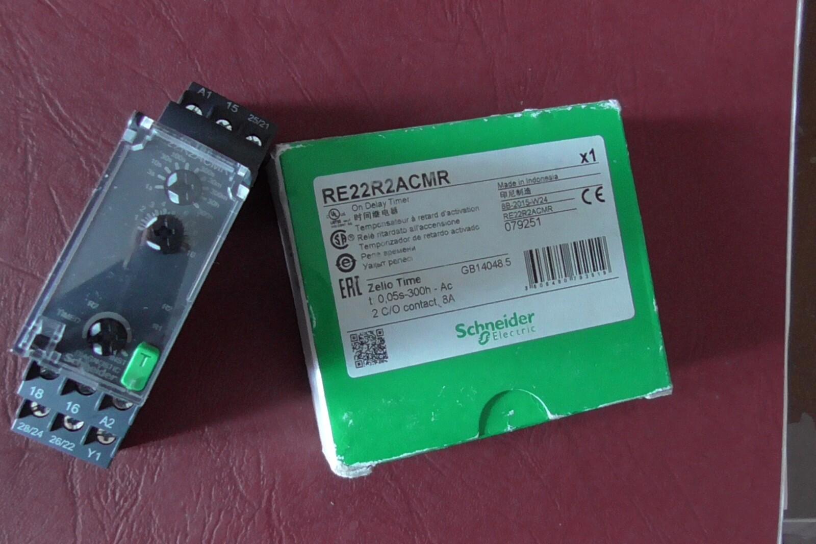 single function relay, Harmony Timer Relays, 8A, 2CO, 0.05s…300h, on delay and off delay, 24...240V AC DC