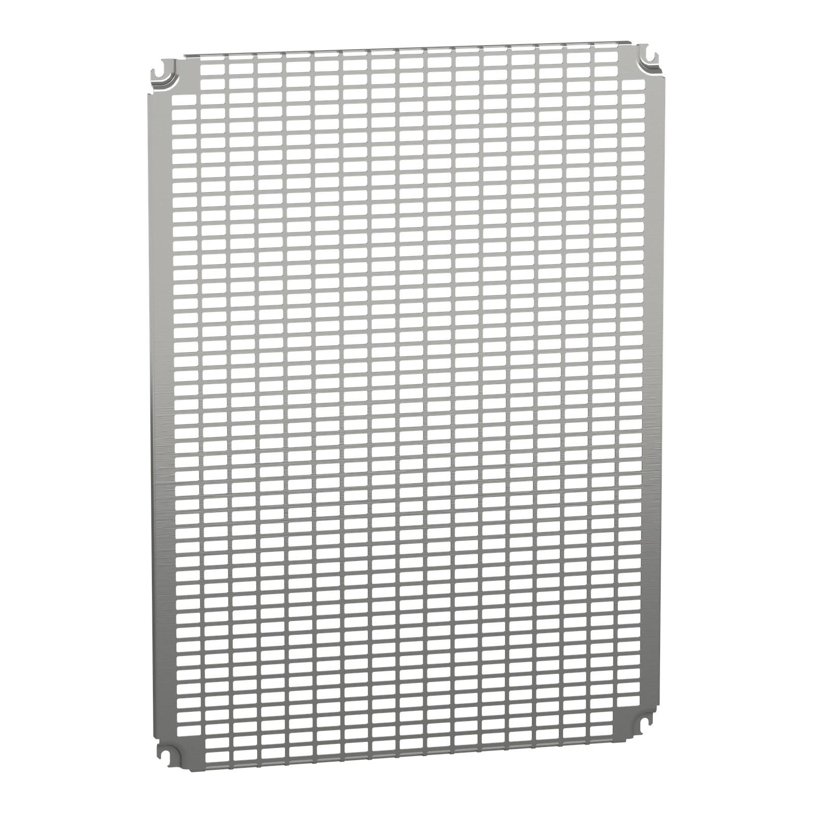 Monobloc perforated plates H800xW600mm with universal perforations 11x26mm