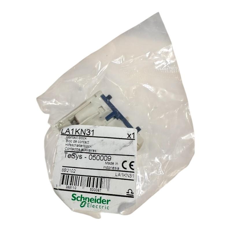 Auxiliary contact block, TeSys K, 3NO+1NC, front mounting, screw clamp terminals