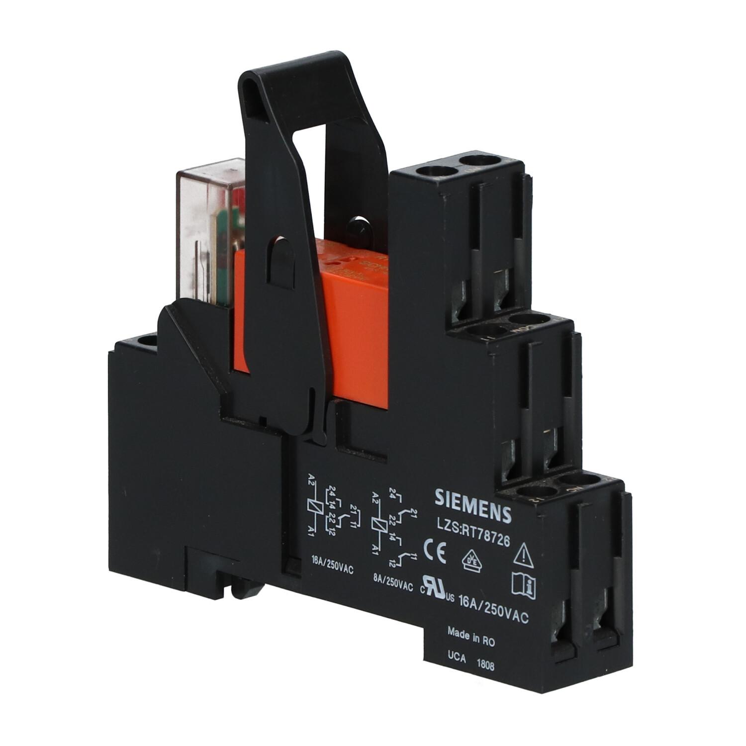 RELAY AND SOCKET, 230 VAC, 2 CO, 15.5 MM
