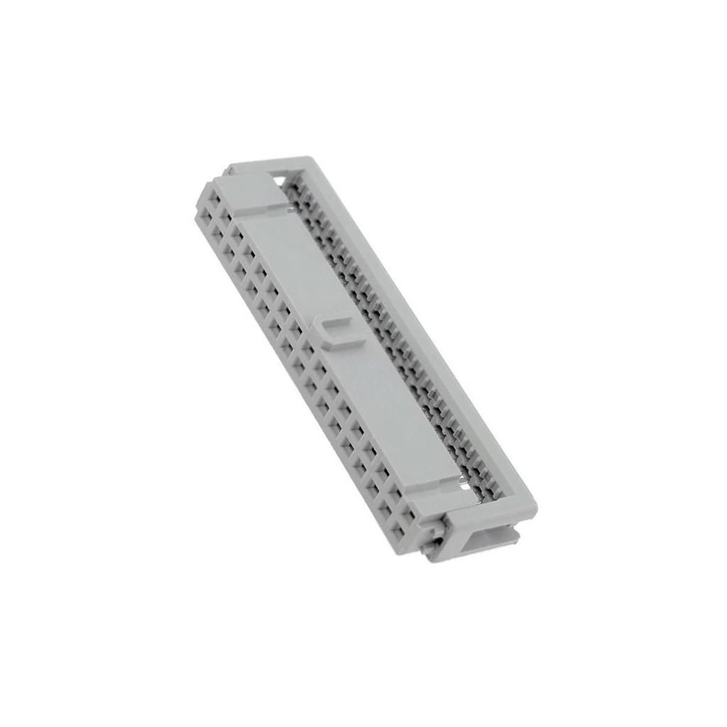 Female connector, Rated current: 2.5 A, Thermoplastic resin (PBT), Grey, Contacts: 34, Performance level: 2