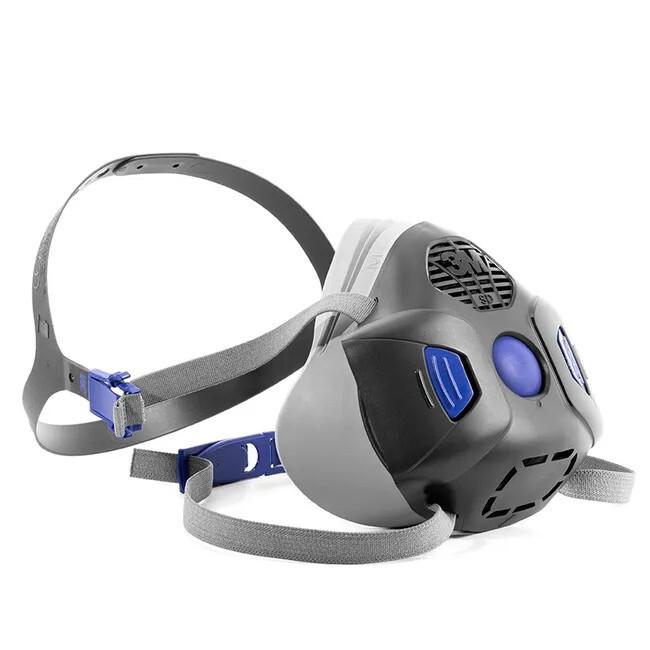 3M™ Secure Click™ Half Facepiece Reusable Respirator with SpeakingDiaphragm HF-802SD, Medium, 10 ea/Case