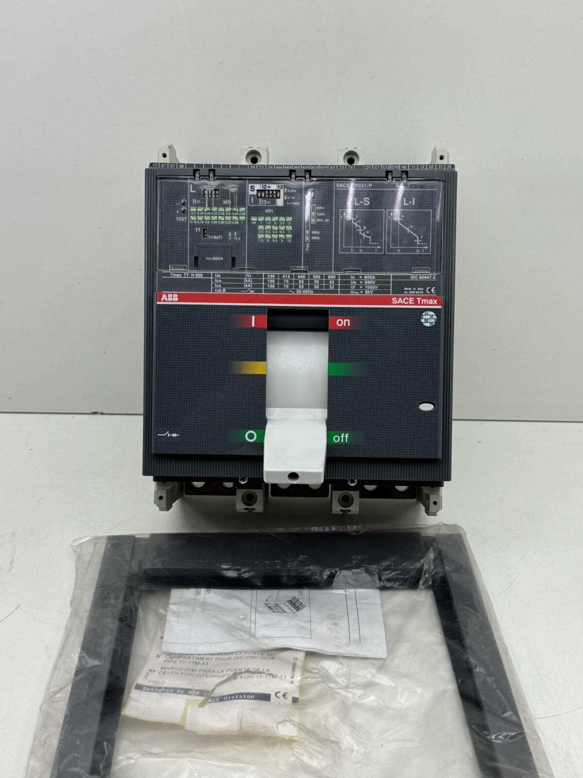 T7H 800 PR231/P LS/I In=800A 3p F F