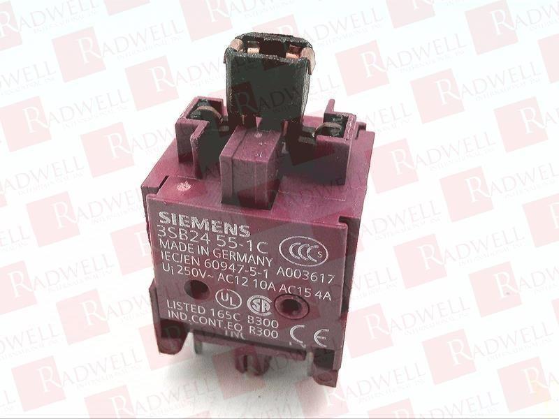 CONTACT AND LAMP HOLDER, W2 X 4.6D, 1NC