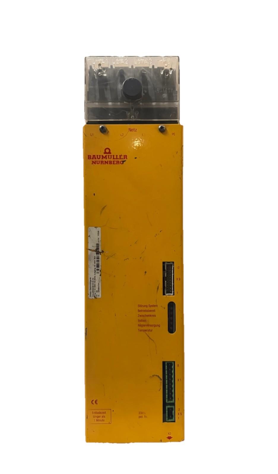 BAUMULLER NURNBERG BUG2-60-31-B-010 N°: S308047701 DRIVE