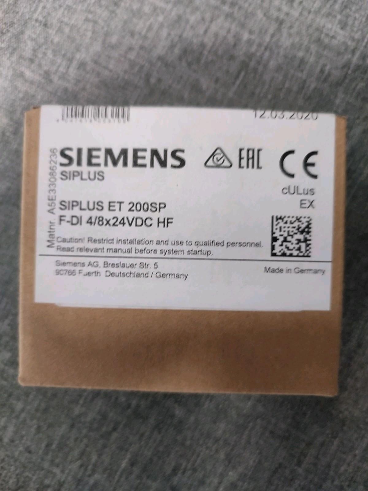SIPLUS ET 200SP F-DI 4/8X24VDC HF