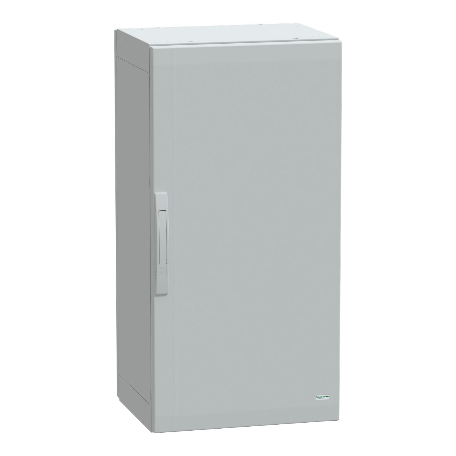Floor standing polyester enclosure, Thalassa PLA, plain door, completely sealed, 1000x500x420mm, IP65, IK10