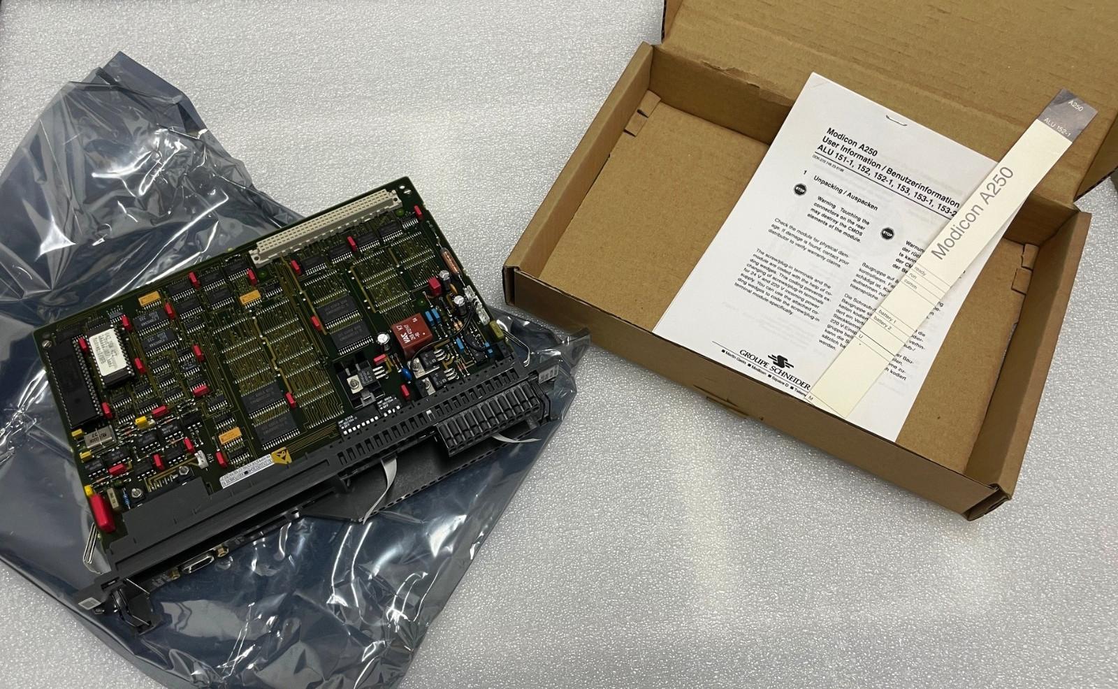 Schneider Modicon A250 ALU 152-1 276445 CPU 1.2MB MODNET1/SFB TSX A250