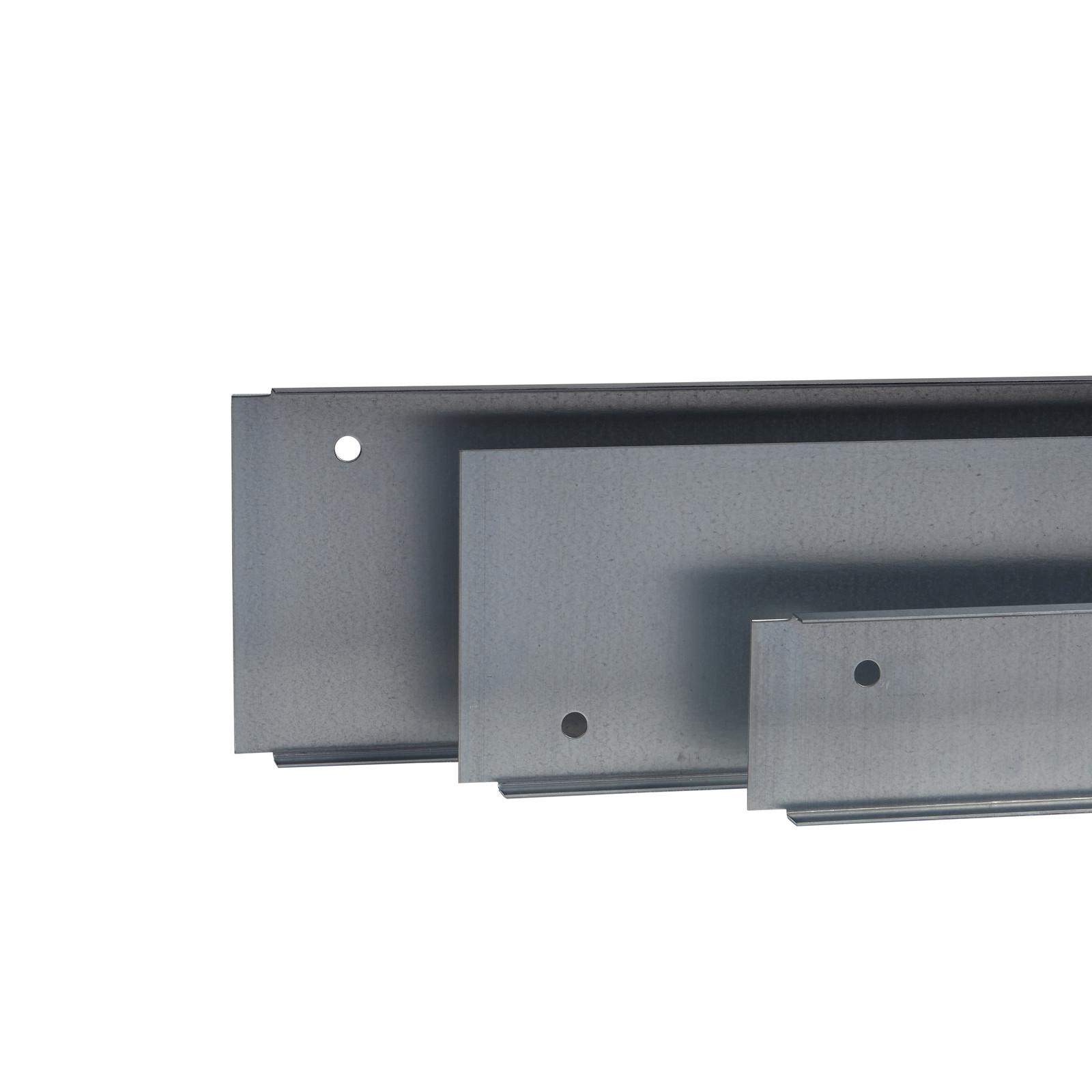 Two entries cable gland plate, PanelSeT SFN, Spacial SF, for electrical enclosure W1000 D800mm, fixed by clips