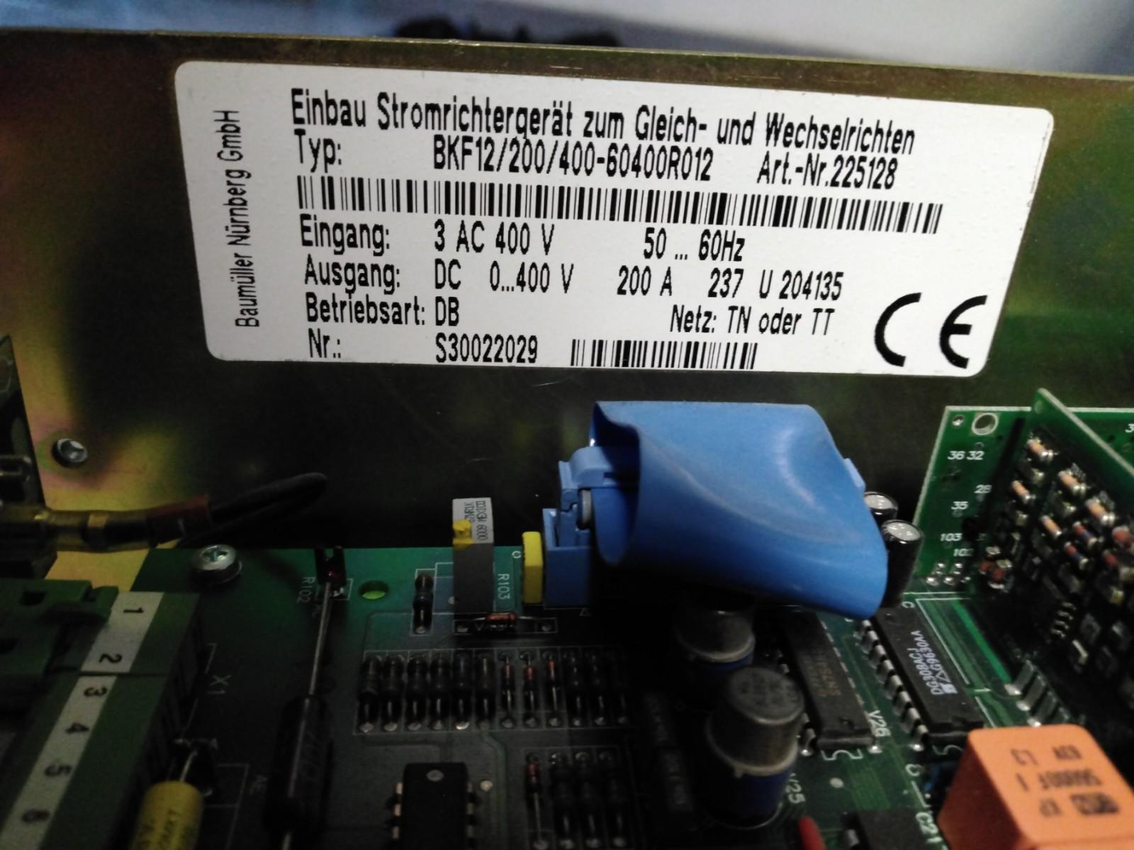 BKF12/200/400-60400R012 Convertisseurs de Puissance Nr 225128