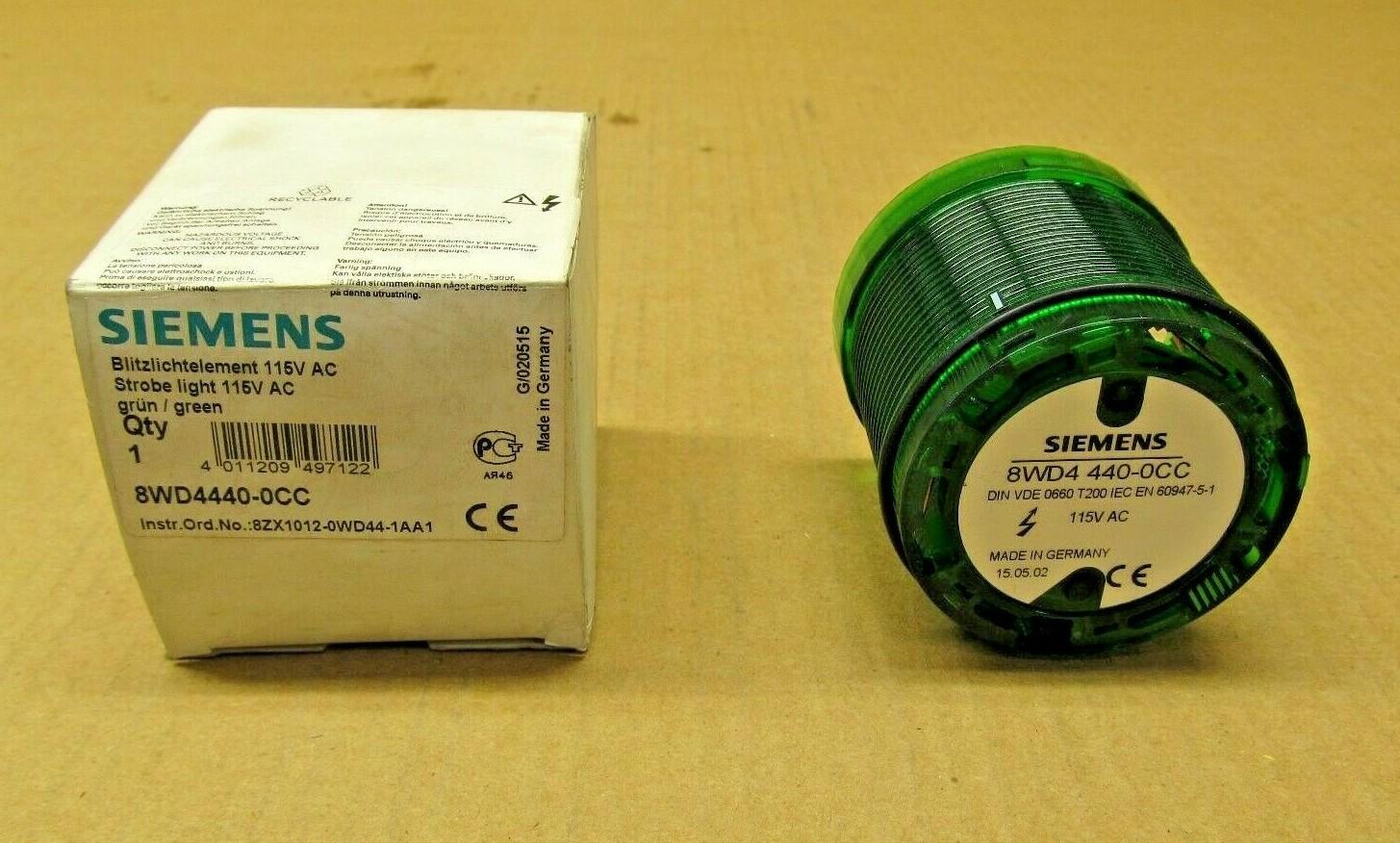 SIG.COL.SINGLE-FLASH LIGHT GREEN 115V