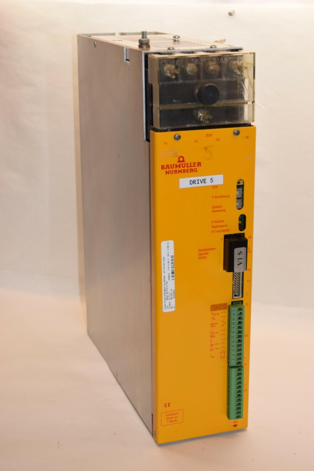 BAUMULLER Drive Controller BUS20-160/270-31-023 BUS20-80/135-31-023