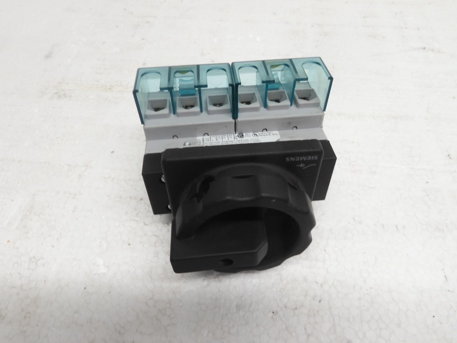DISC SW 25A ROT HDL 4HOLE BLK 6P