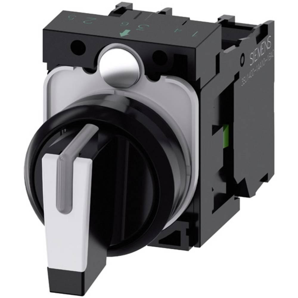 SEL SW, 3POS, MTND, SHORT HANDLE, WHT