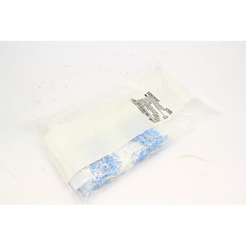 Cable ends, Linergy TR cable ends, single conductor, grey, 0.75mm², 10 sets of 100