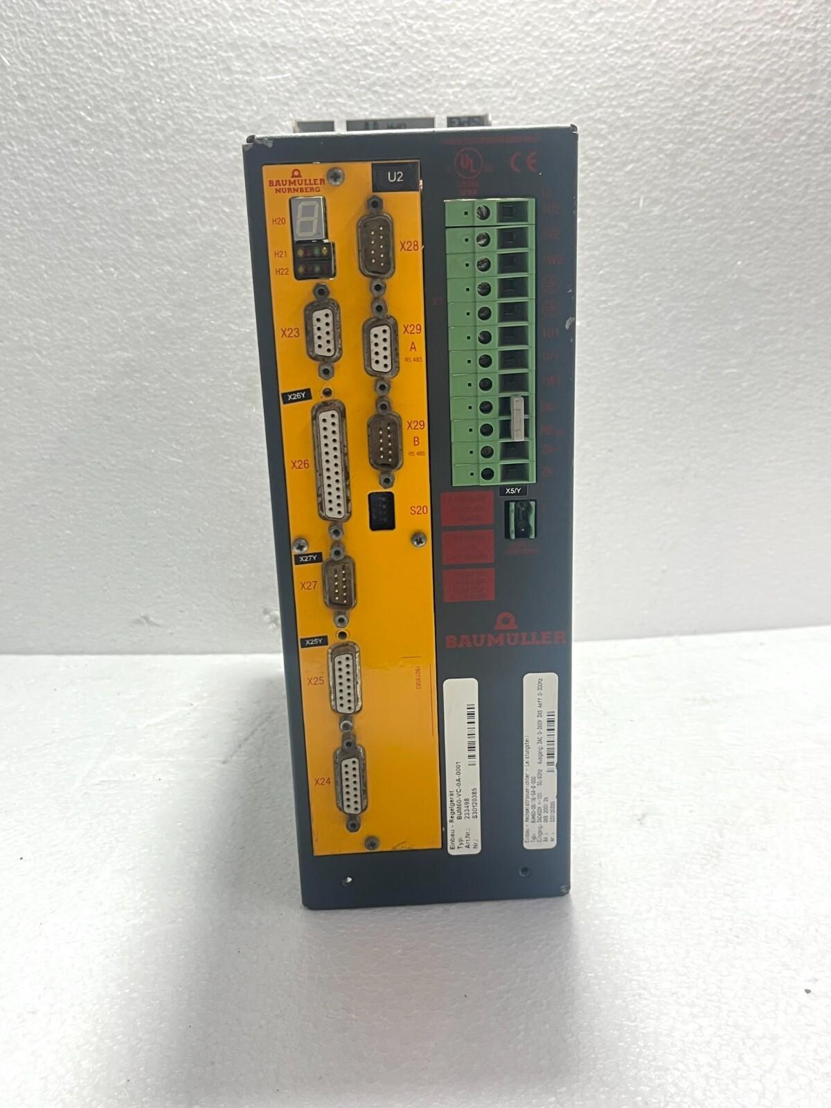 Baumuller BUM60-VC-0A-0001, BUM60-08/16-54-B-000