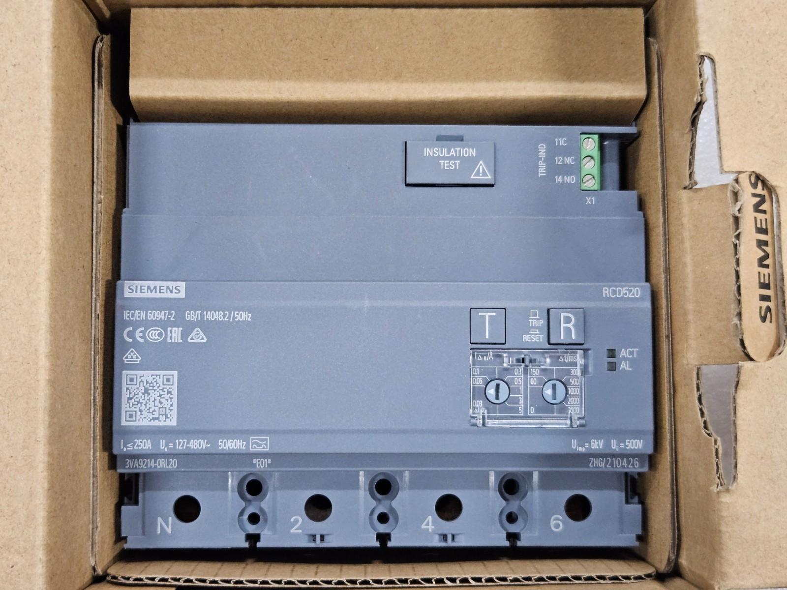 BRKR 3VA1 250A RCD520 LSM 4P ACC