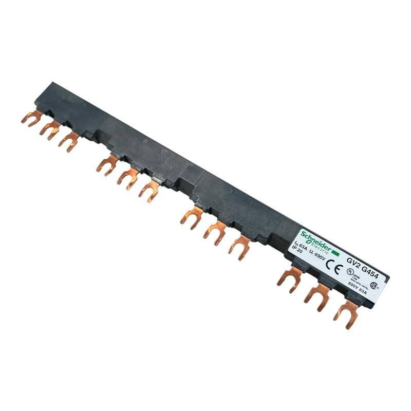 Linergy FT, Comb busbar, 63A, 4 tap-offs, 54mm pitch