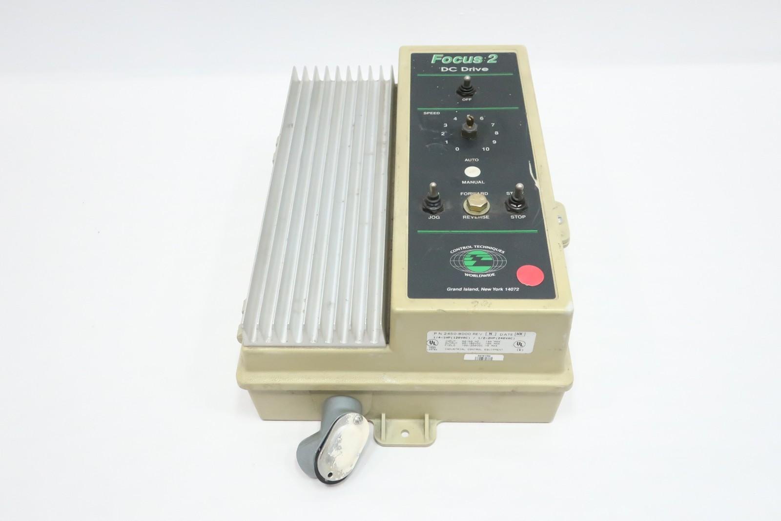 2450-8000 Focus Dc Drive 240v-ac 10a 90/180v-dc 1/2-2hp
