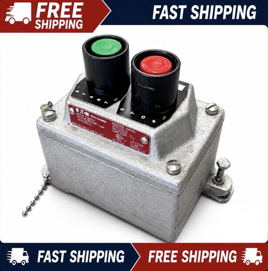 Eaton Crouse-Hinds series EDS pushbutton control station, With pushbuttons, Feraloy iron alloy, 2 circuit, 2, Single-gang, 2, Dead end, 3/4", 600 Vac