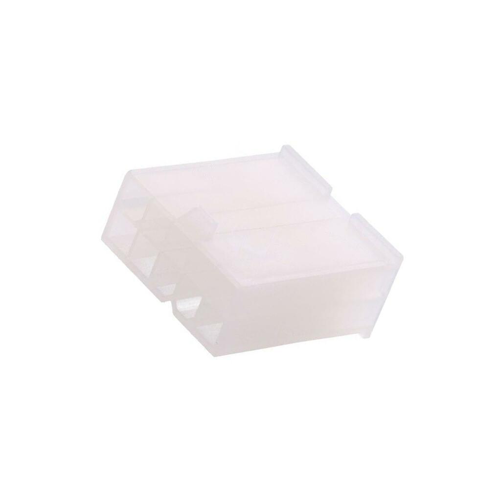 Mini-Fit Jr. Plug Housing, Dual Row, 10 Circuits, UL 94V-2, without Panel Mounting Ears, Natural