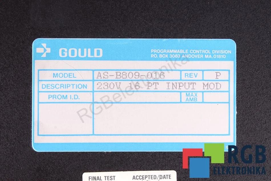 AS-B809-016 230V 16PT INPUT GOULD Reconditionné Garantie 24 mois