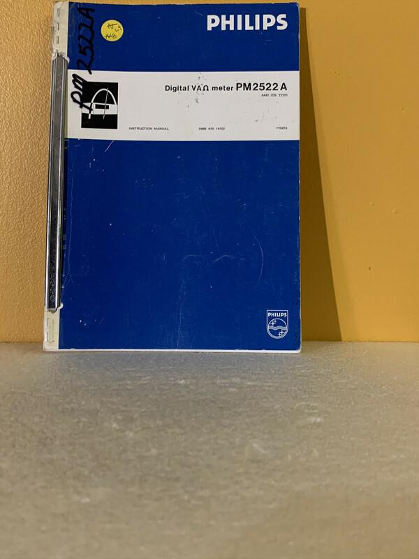Digital VA Meter PM 2522A Instruction Manual