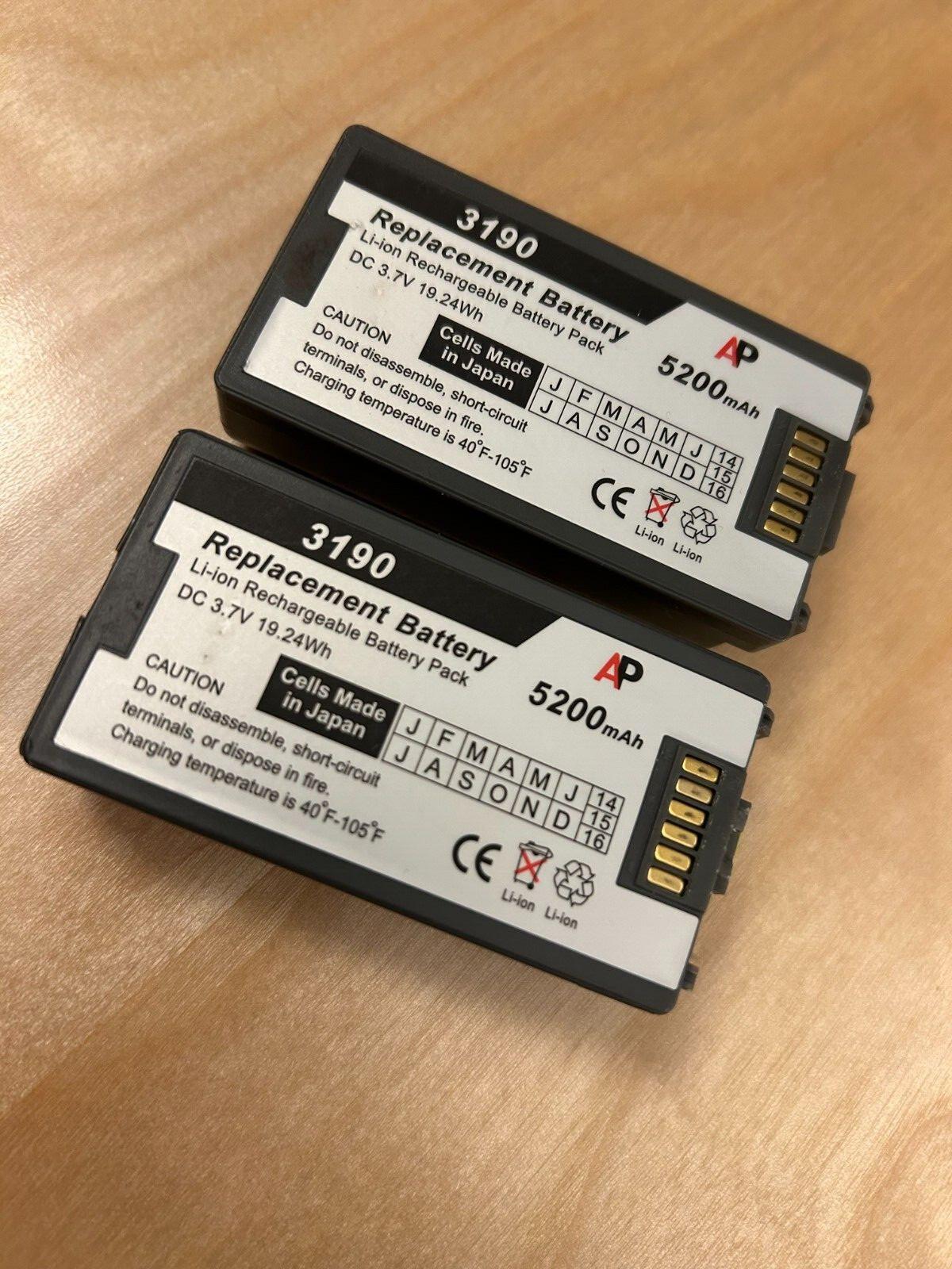 2) LOT~Replacement Battery Symbol MC3100/MC3190 Scanners. 5200mAh