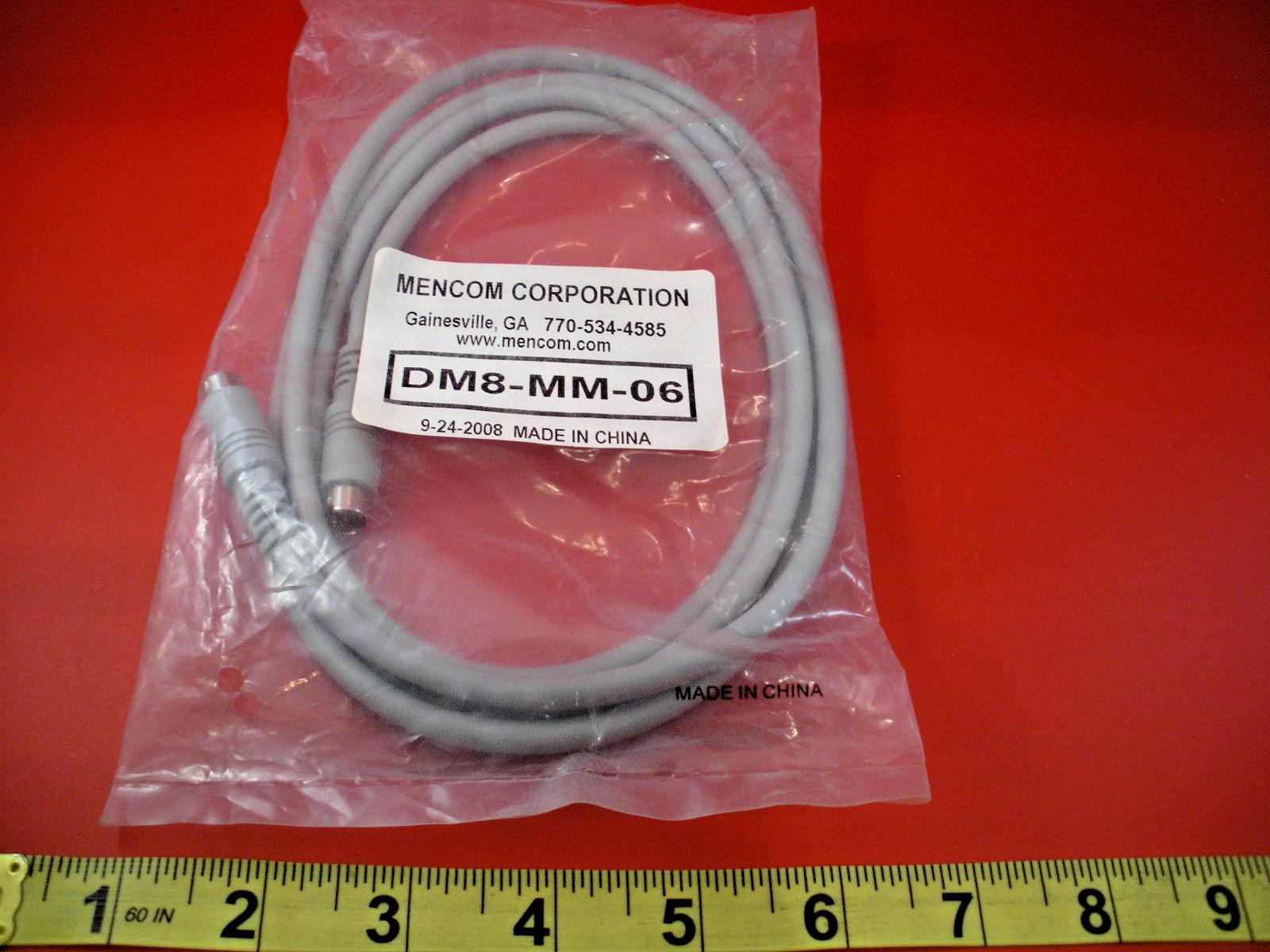 Panel Interface Connector, 8 pin mini din male to male cable, 6'