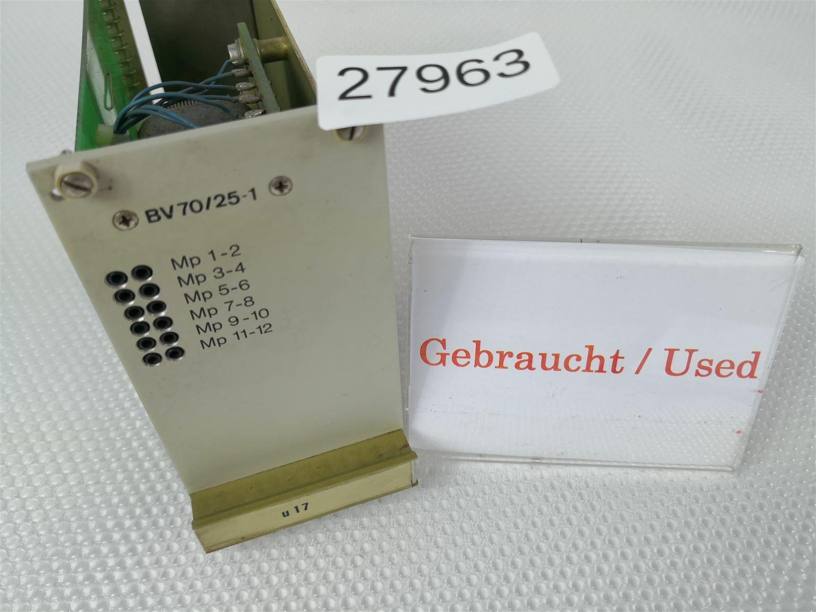 Electronic BV 70/25-1 Carte Platine BV70/251