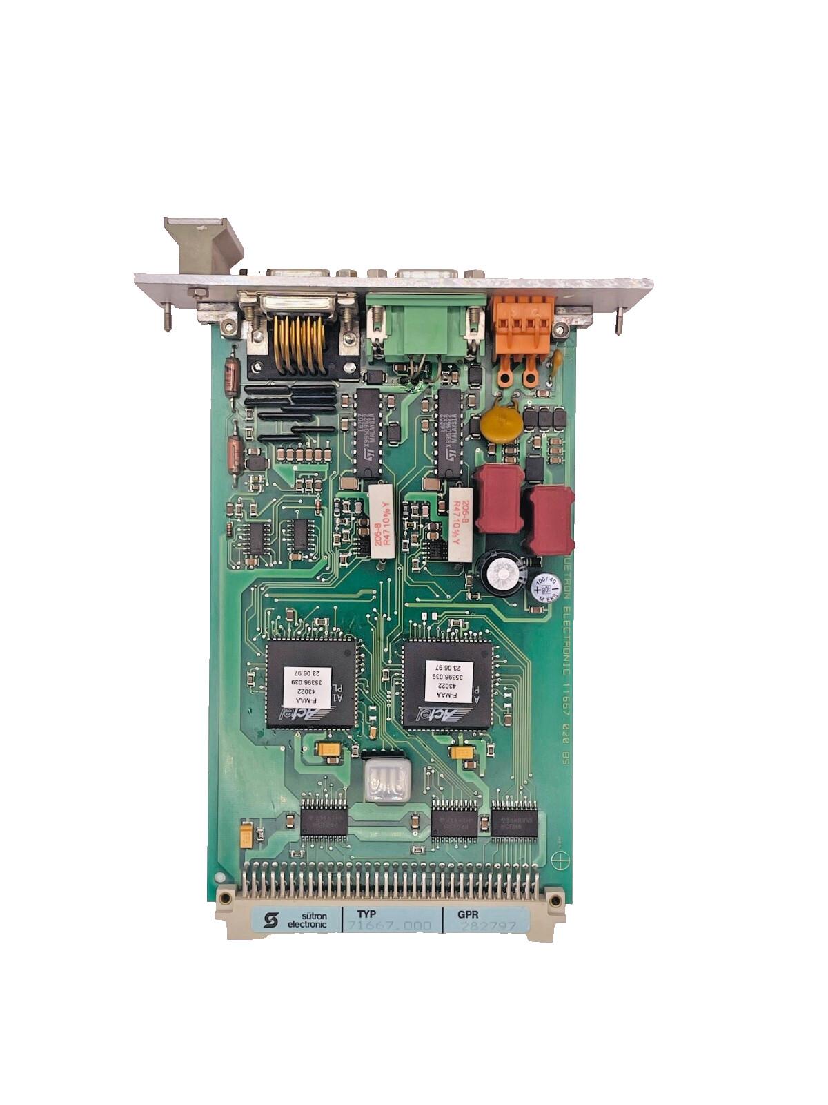 Type:71667.000 Gpr:282797 Control Panel Plc module 71667000