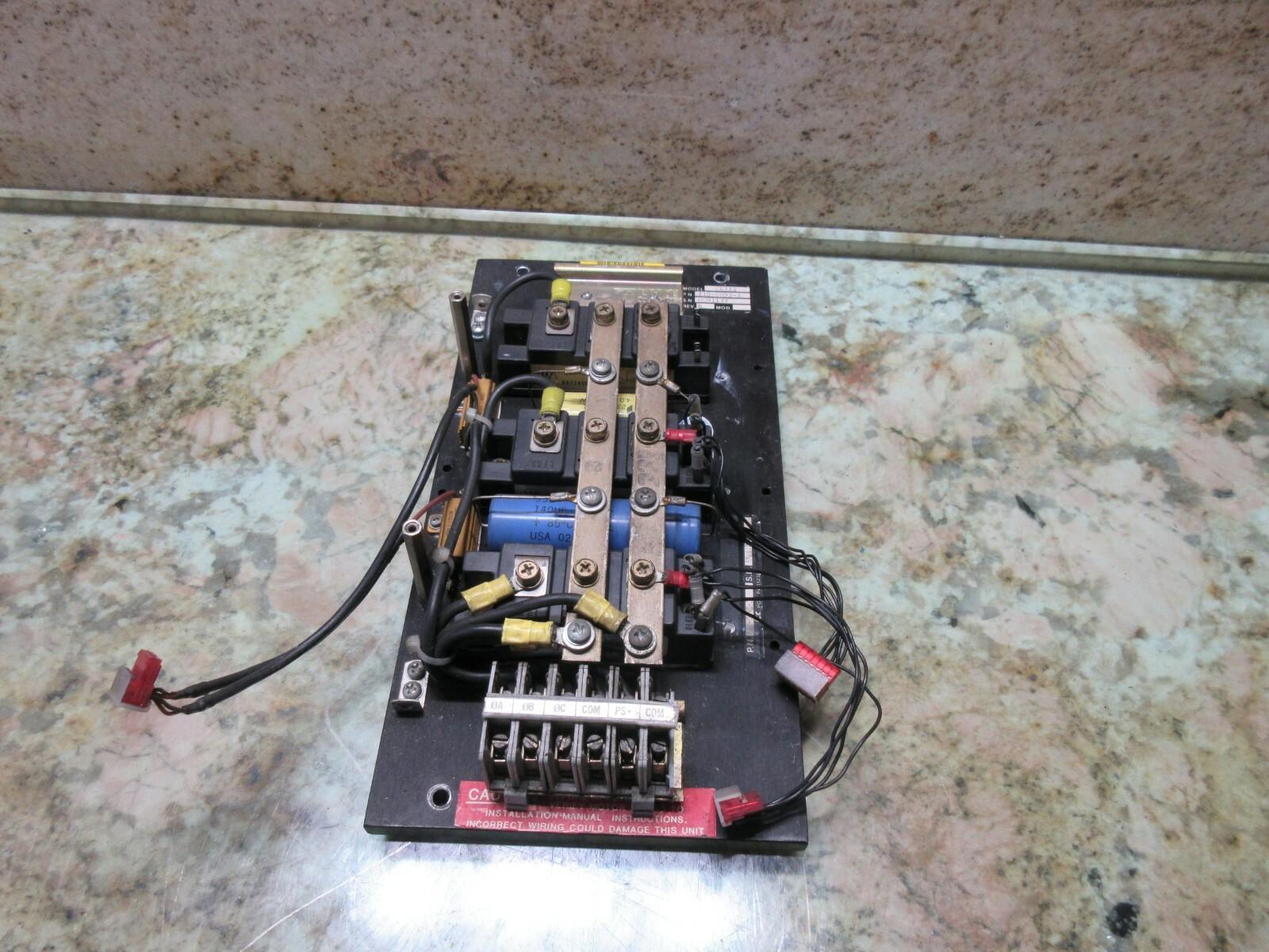 Modicon Puissance Board Modèle CL112 P. N.110-0092-1 CC01137 Rev.A P.N