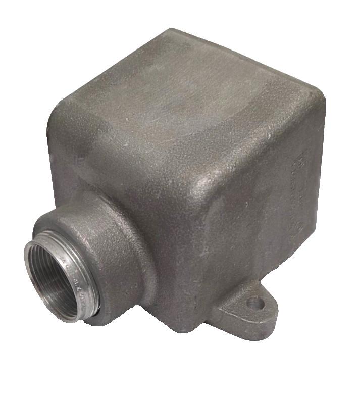 Eaton Crouse-Hinds series conduit bushed (chase) nipple, Rigid/IMC, Non-insulated, Malleable iron, 2-1/2"