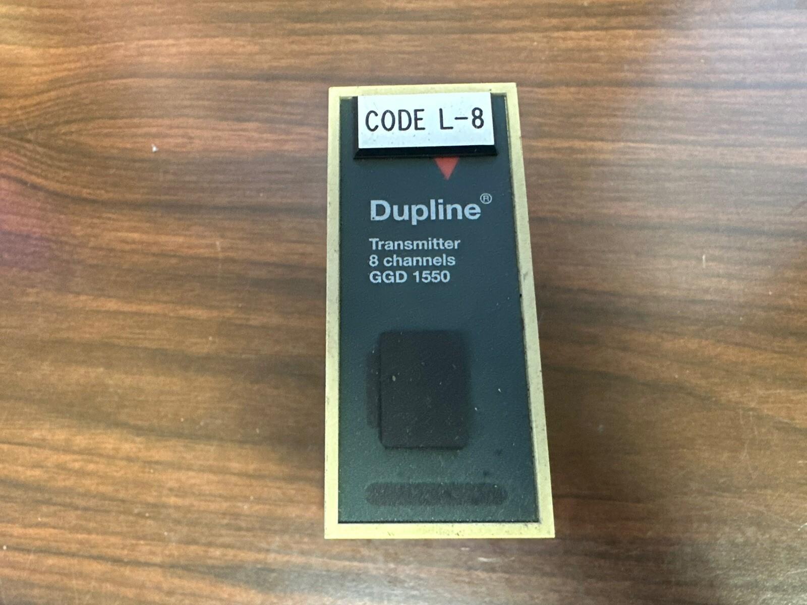 GGD 1550 GGD1550 Dupline Transmitter Channels