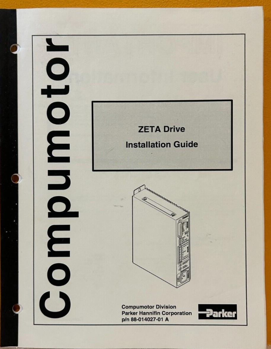 88-014158-01 1995 Compumotor Apex6152 6154 Servo Controller User Guide.