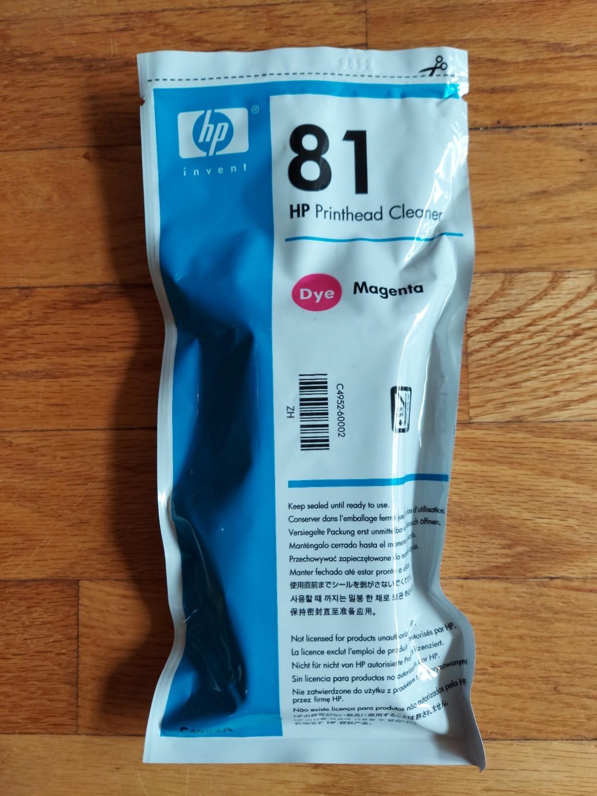 HP Designjet Series 5000) 81: Printhead Cleaner Only Magenta c4952a Old Stock
