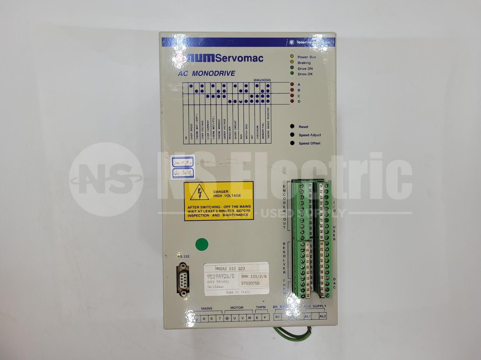 MNDA2 015 Q23 Servo Drive