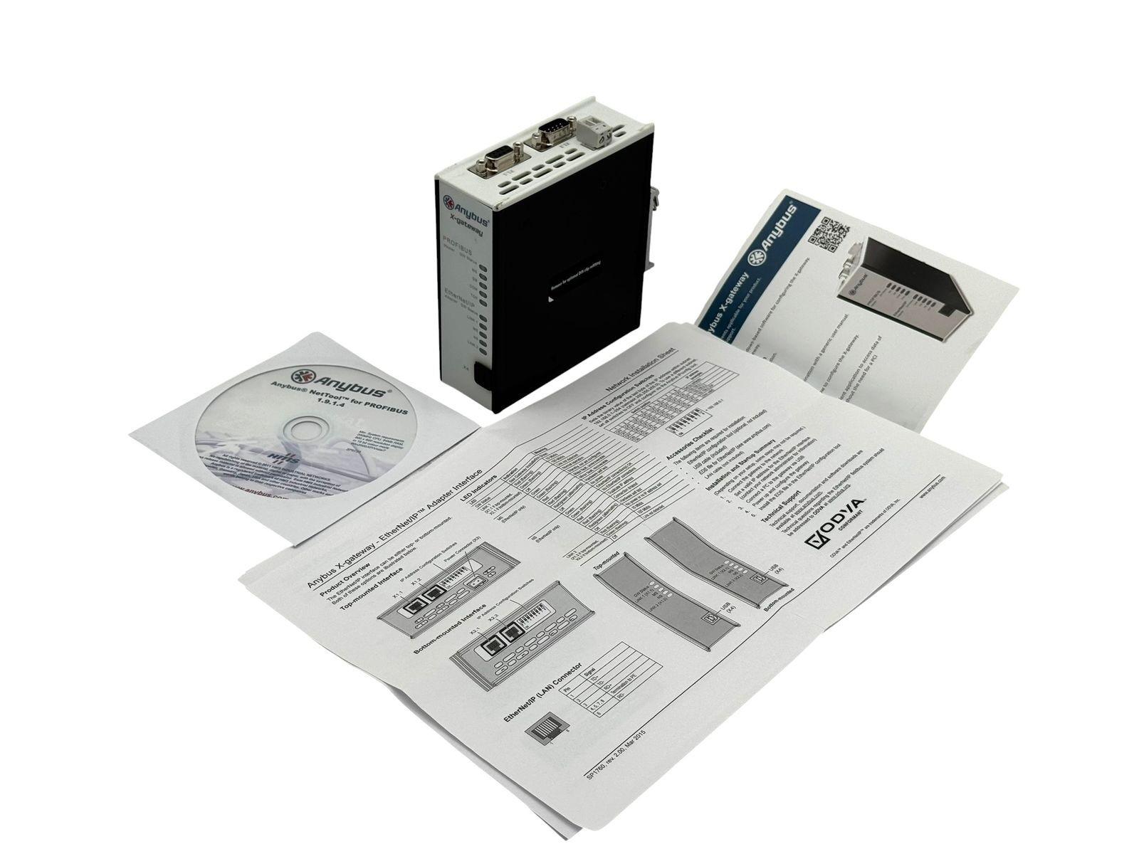 Anybus X-gateway Ethernet/IP Adapter/Slave PROFIBUS SP-V0 Master