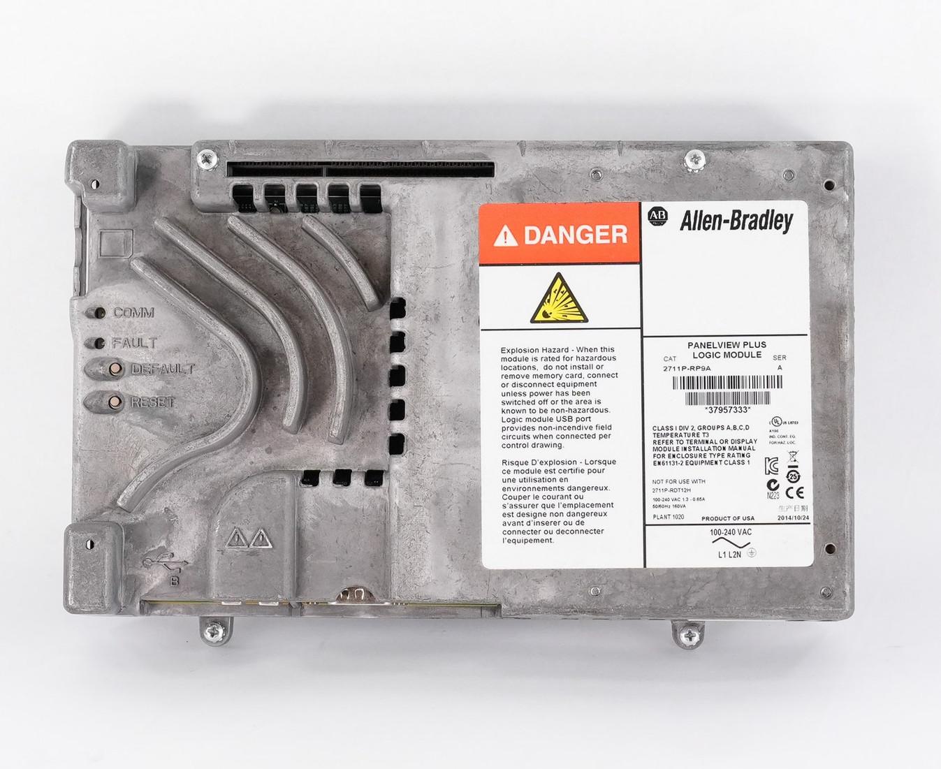 PanelView Plus 6 Logic Module, Windows CE 6.0 with Extended Features, 80 MB Non Volatile storage for applications, AC Power Input, No Options