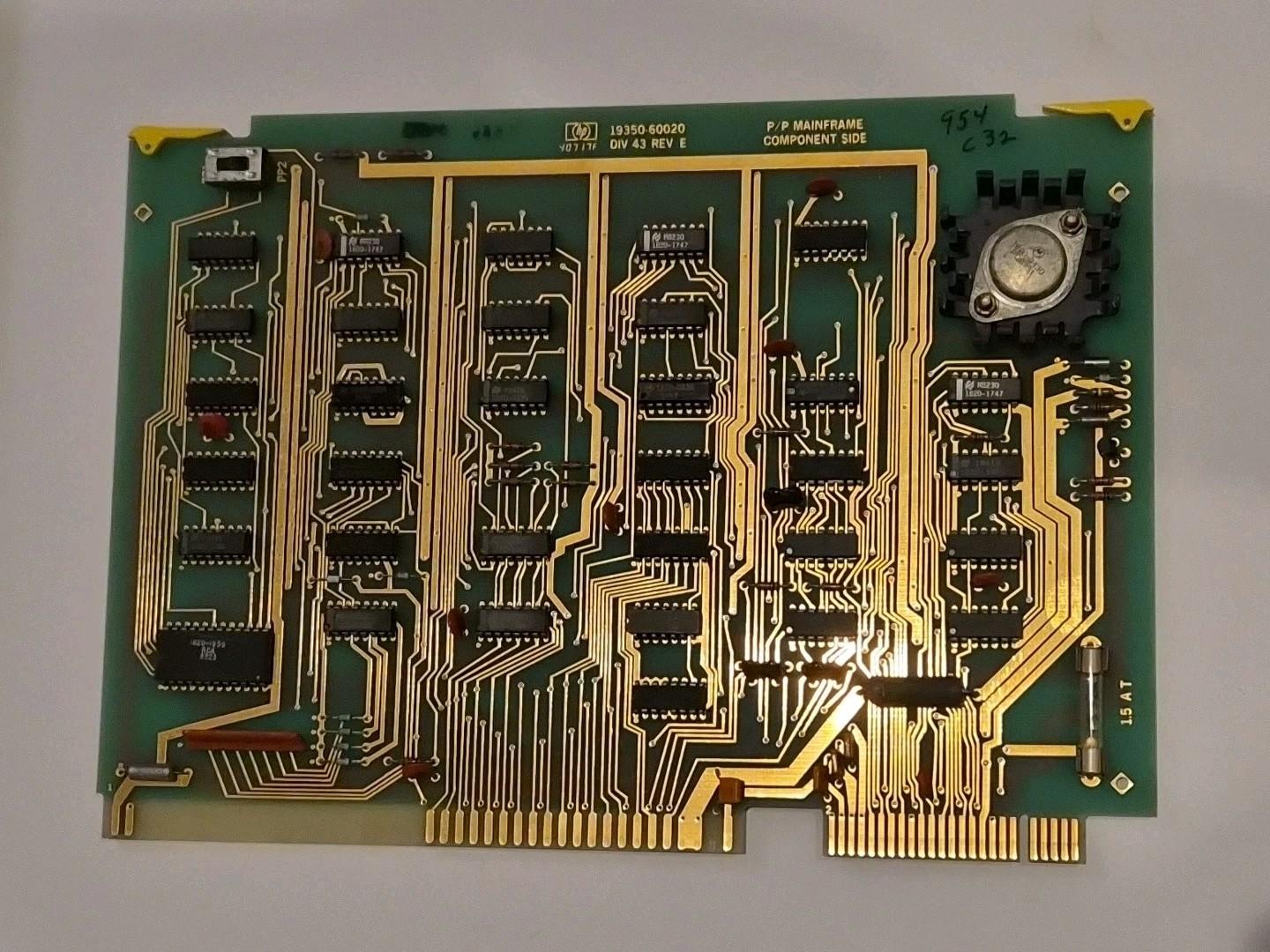 Hewlitt Packard HP 19350-60020 DIV 43 REV P/P MAINFRAME BOARD.