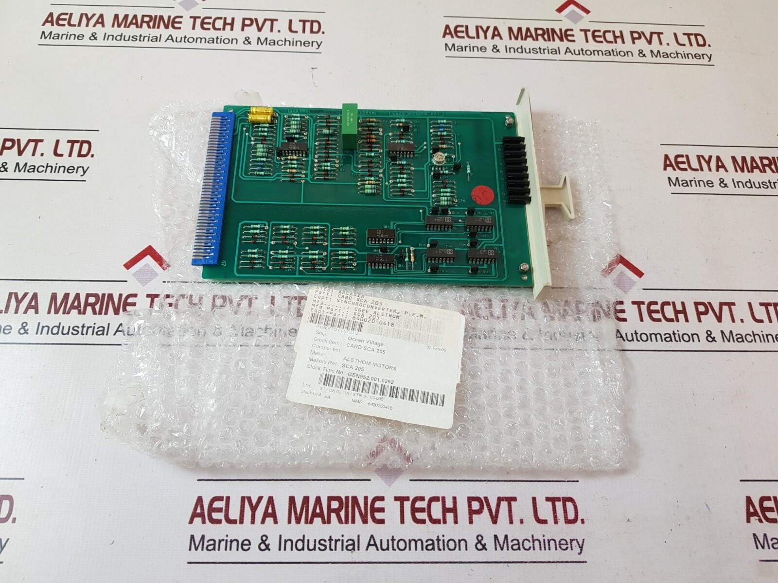Carte Sca 205 50-723205B