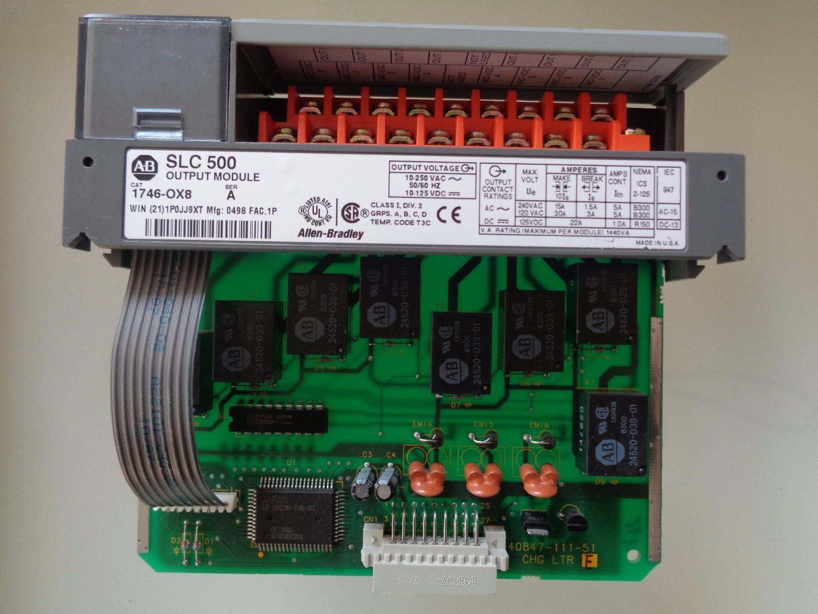 SLC500 1746-OX8 OUTPUT MODULE SER