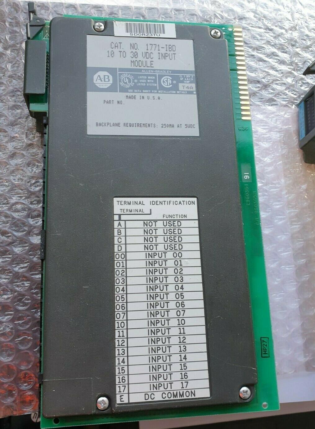 1771-IBD T4A 10-30VDC INPUT MODULE IN32S2)