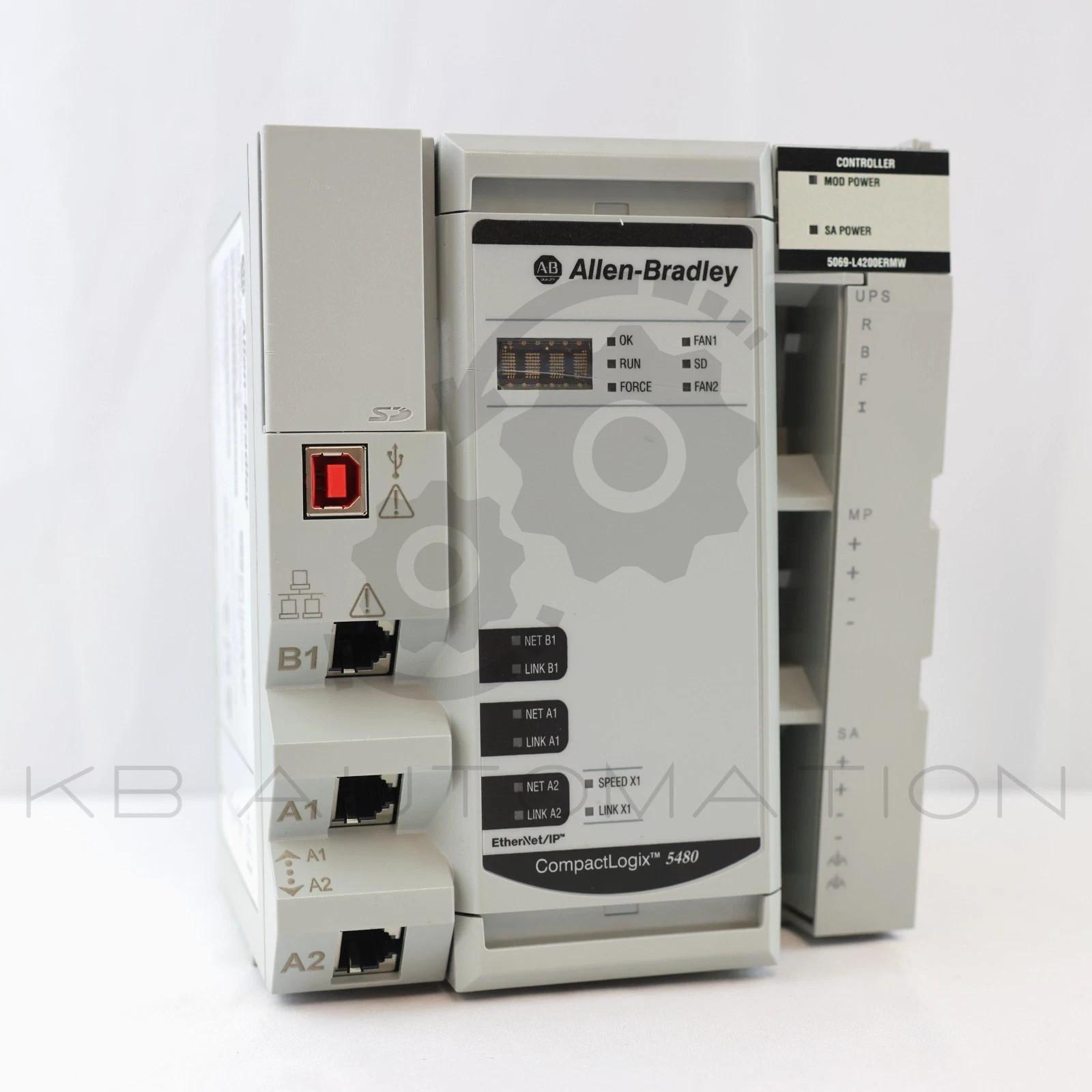 Controller, CompactLogix, 20 MB User Memory, USB Port, 1GB Ethernet port,250 EtherNet/IP Devices, 4 Character Alpha/Numeric Display, 31 I/Os, 150 axis, Windows 10 IoT, 64GB SSD