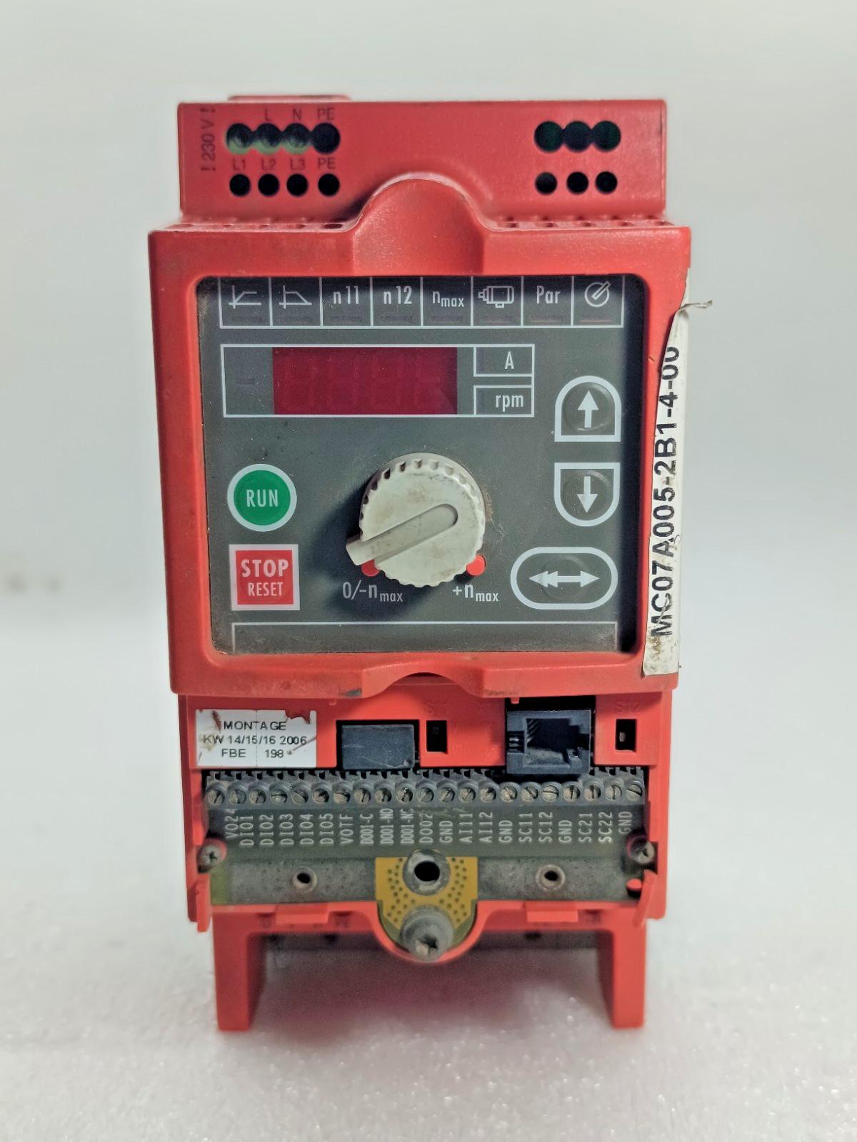 MC07A005-2B1-4-00 Inverter Drive 0.55kW 200-240V 8.5A Occasion