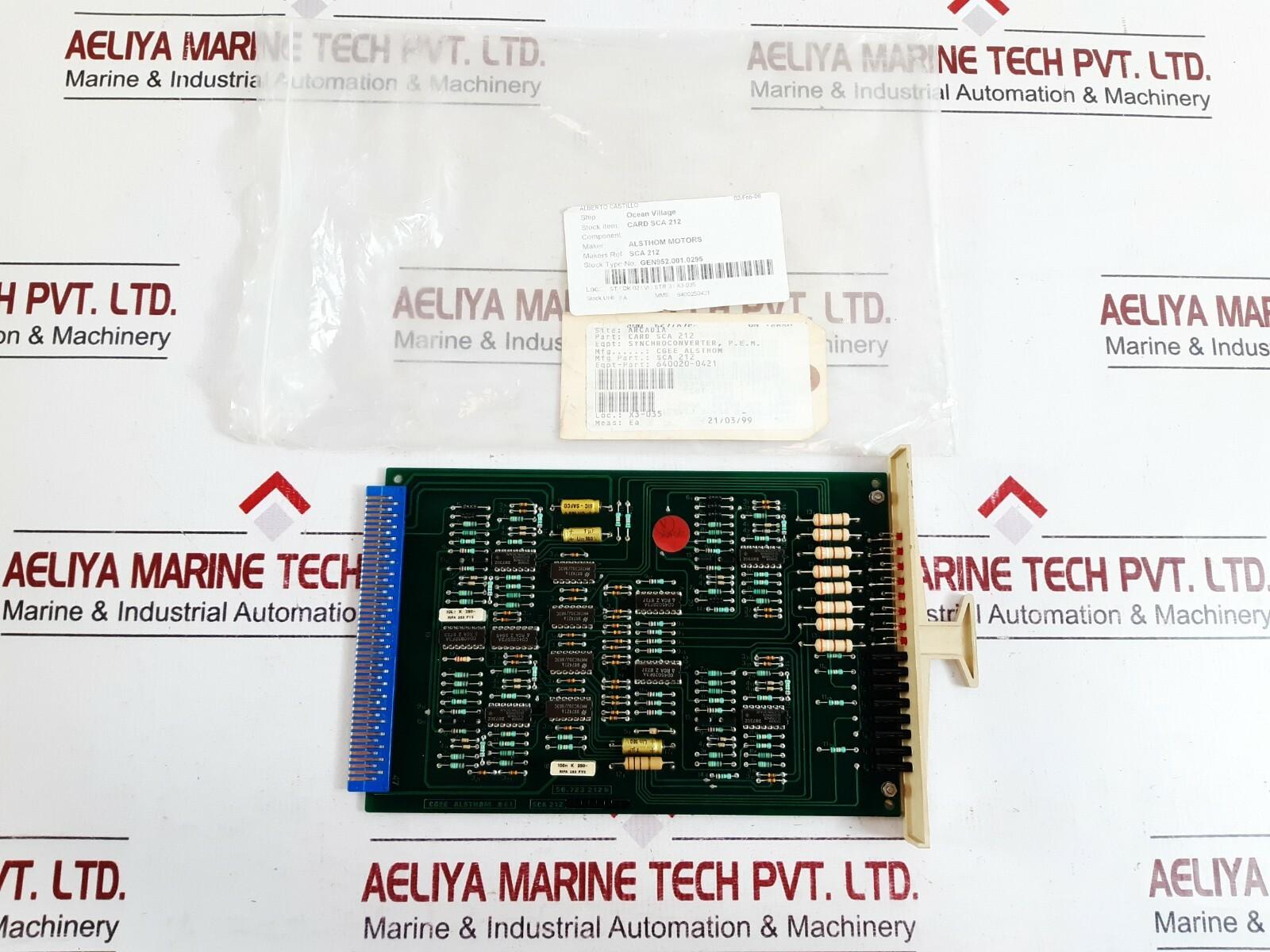 SCA212 Card 50.723212B