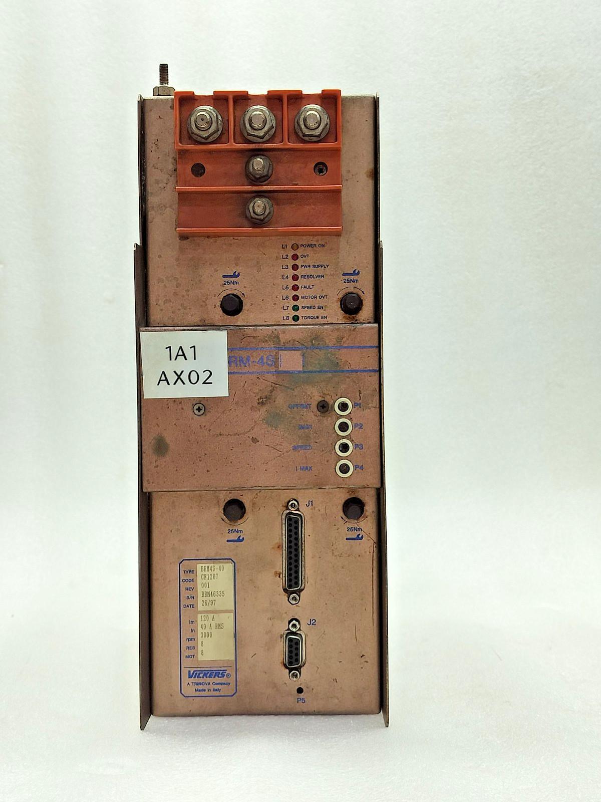 BRM4S-40 Servo Drive, 40A, 3000 RPM BRM 4S-40 BRM 4S-40