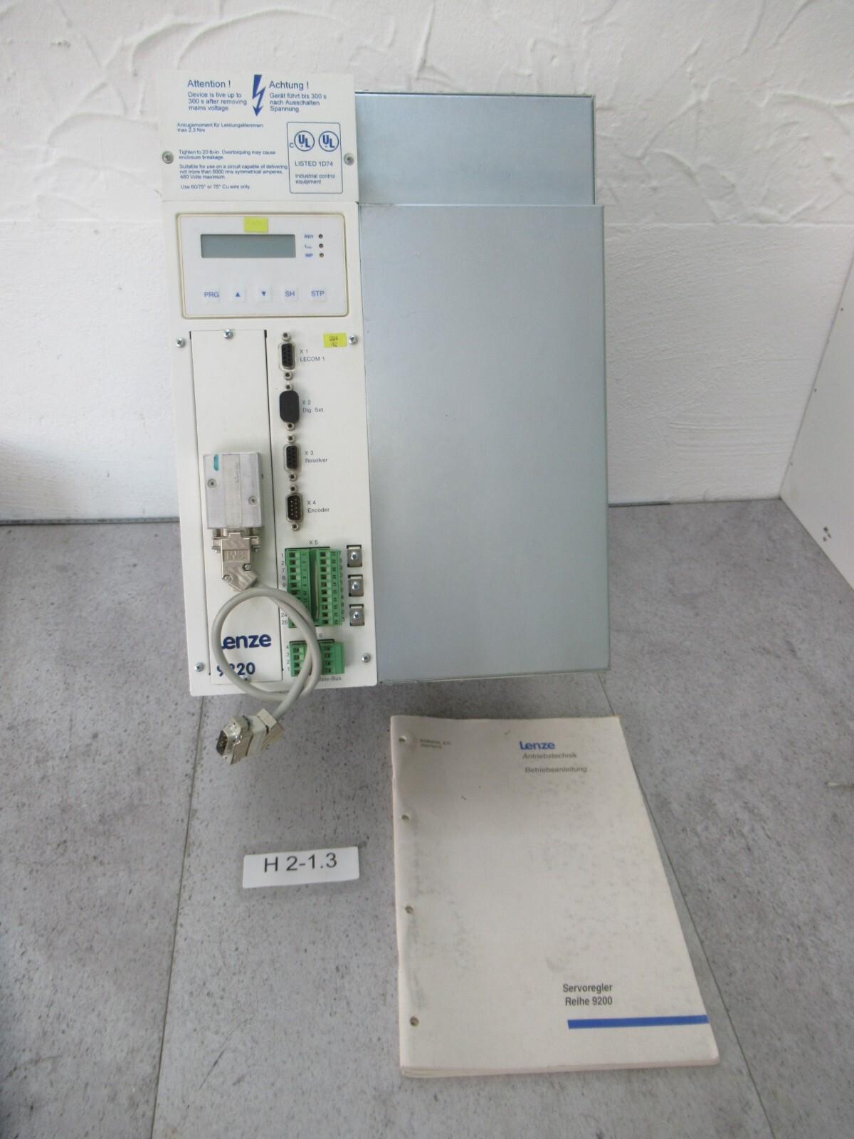 33.9225E.5B.50 Servoregler Lenze Série 9200 Convertisseur Lenze 33.9225E