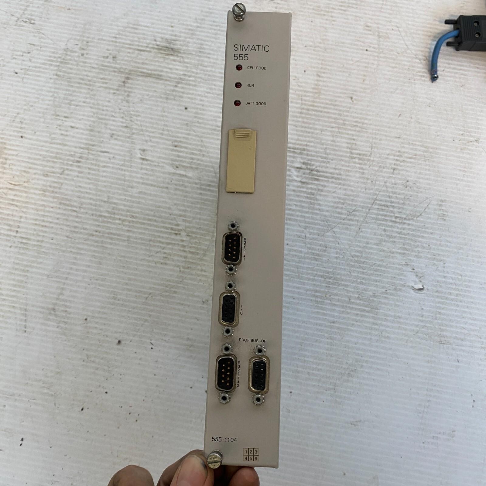SIMATIC 555-1104 CPU Module PLC Texas Instruments Model 505-CP5434 L2-DP