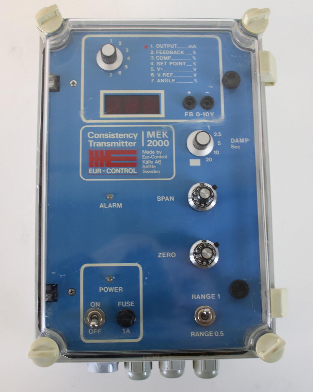Eur-Control MEK-2000 Consistency Transmitter